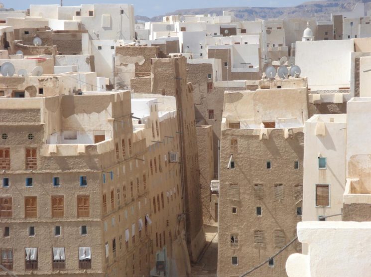 In Shibam there are more than 500 tower houses